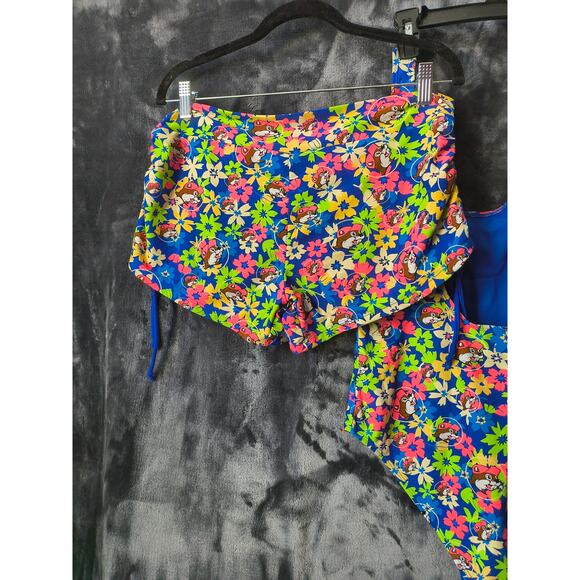 Bucees Floral One Piece Swimsuit and Shorts Set - Picture 6 of 6